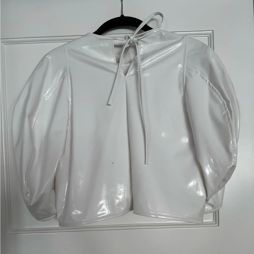 Melitta Baumeister Vinyl crop top - Picture 2 of 5